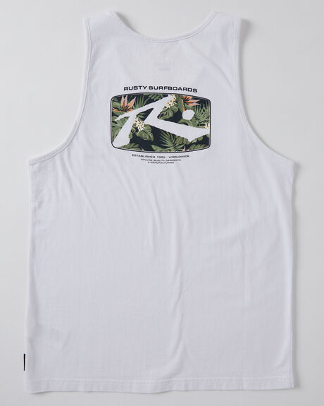WHITE KIDS BOYS RUSTY TOPS - TSB0182WHT