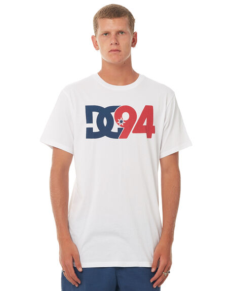SNOW WHITE MENS CLOTHING DC SHOES GRAPHIC TEES - UDYZT03454WBB0