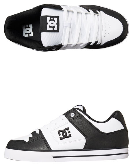 Dc Shoes Mens Pure Dgt Shoe - Black White Black | SurfStitch