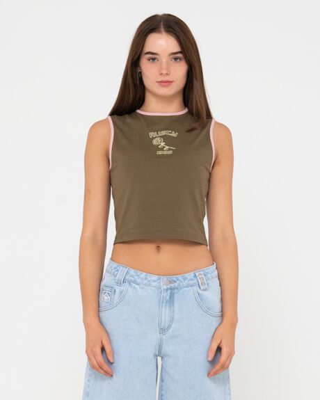 BAY LEAF WOMENS CLOTHING RUSTY T-SHIRTS + SINGLETS - 232-TSL0638-BYF-06