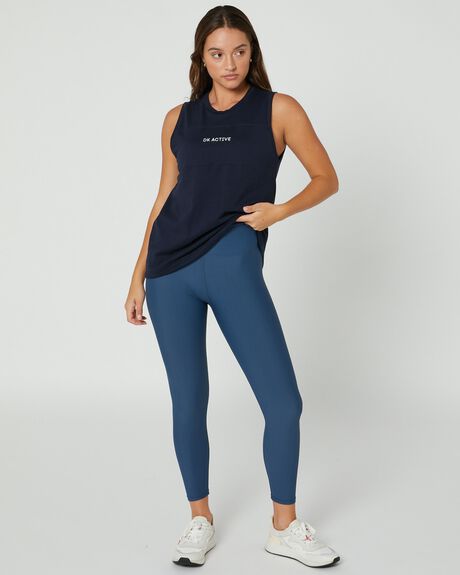 NAVY WOMENS ACTIVEWEAR DK ACTIVE TOPS - DK11-006-NVY-XS