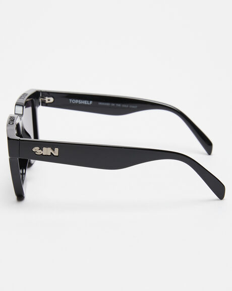 BLACK SMOKE MENS ACCESSORIES SIN EYEWEAR SUNGLASSES - 12140-01BLKSMK
