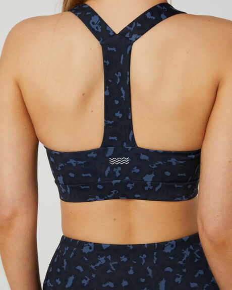 LEOPARD OUTLET WOMENS SWELL SPORTS BRAS - S8223523LPRD