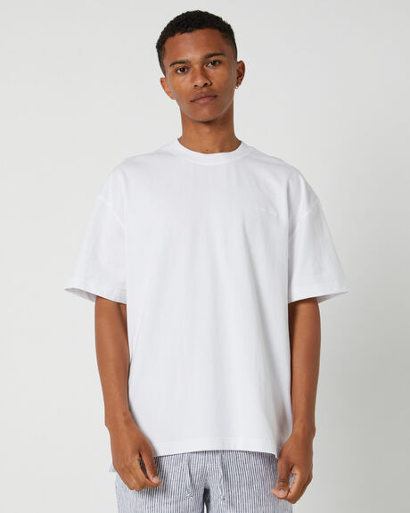 WHITE MENS CLOTHING ACADEMY BRAND T-SHIRTS + SINGLETS - 24S510-WHI