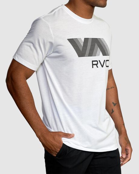 WHITE MENS CLOTHING RVCA GRAPHIC TEES - AVYZT01370-WHT
