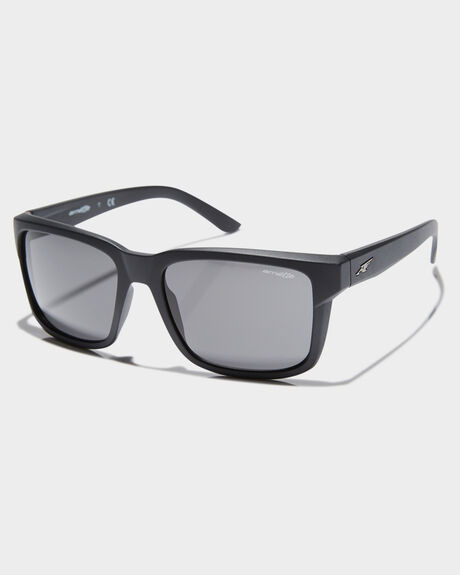 MATTE BLACK GREY MENS ACCESSORIES ARNETTE SUNGLASSES - AN4218-03BLKGY