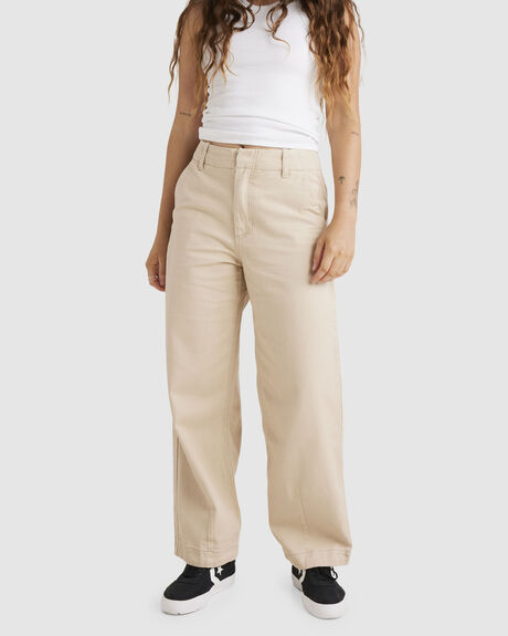 OXFORD TAN WOMENS CLOTHING ELEMENT PANTS - ELJNP00117-OXO