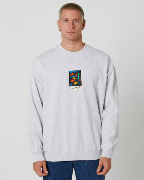 BONE HEATHER MENS CLOTHING VOLCOM JUMPERS - A4612411-BNH