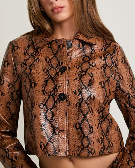 SNAKE WOMENS CLOTHING ALICE IN THE EVE COATS + JACKETS - ALWW25235-ASST-XXS