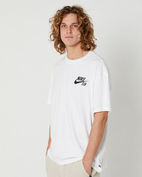 WHITE MENS CLOTHING NIKE GRAPHIC TEES - DC7817100