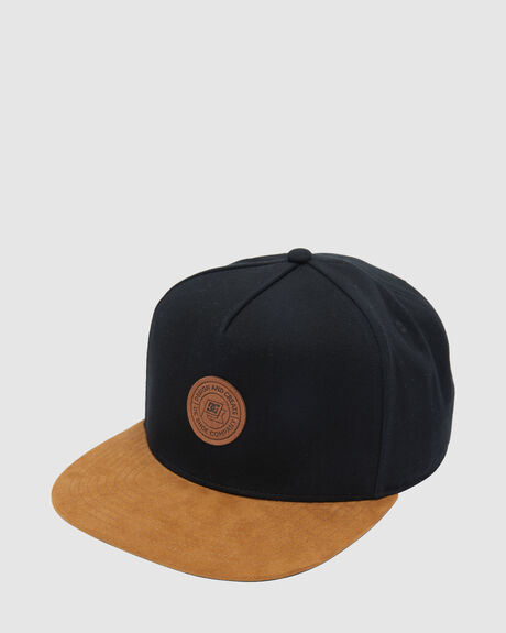 BLACK MENS ACCESSORIES DC SHOES HEADWEAR - ADYHA04143-KVJ0