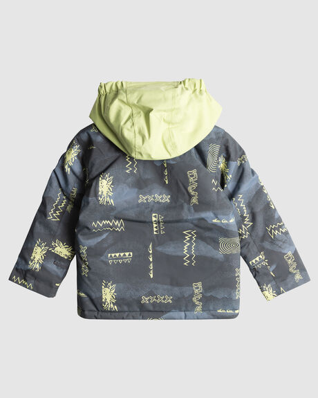 SHADOW CHECKS SNOW KIDS QUIKSILVER SNOW JACKET - EQKTJ03024-SNA5