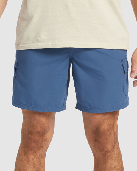 Quiksilver Mens Waterman Balance 18 Inch Swim Shorts Ensign Blue