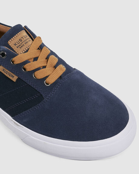 NAVY TAN MENS FOOTWEAR KUSTOM SNEAKERS - UKYS100103-NTN
