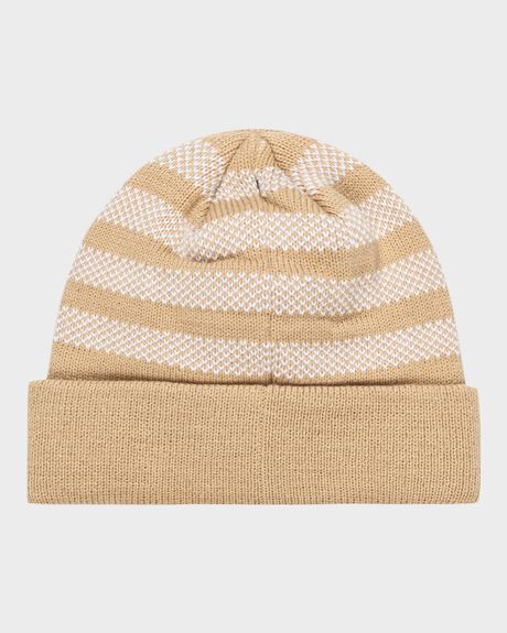 KHAKI MENS ACCESSORIES QUIKSILVER HEADWEAR - AQYHA05449-CJZ0
