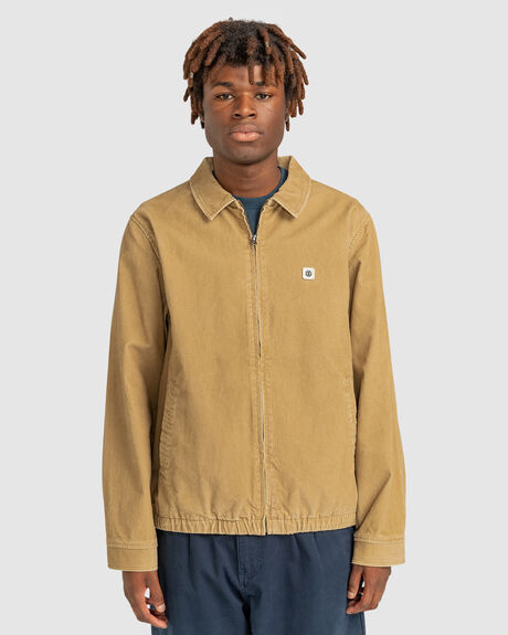 KHAKI MENS CLOTHING ELEMENT JACKETS - ELYJK00145-KHA