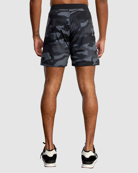 GREY CAMO MENS CLOTHING RVCA SPORTSWEAR - AVYWS00174-KZM6