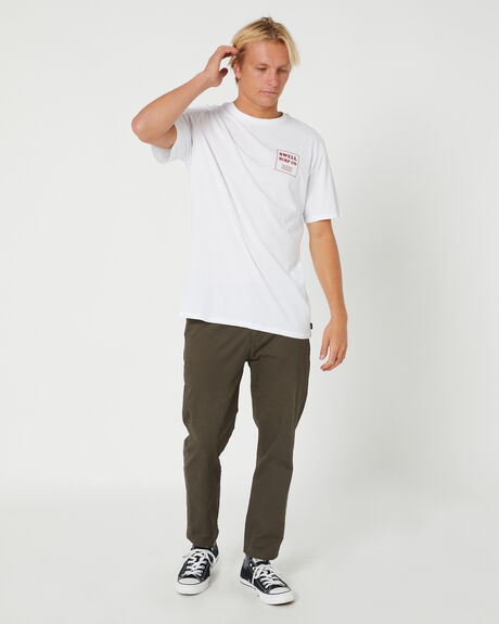 WHITE MENS CLOTHING SWELL GRAPHIC TEES - S5231010WHT