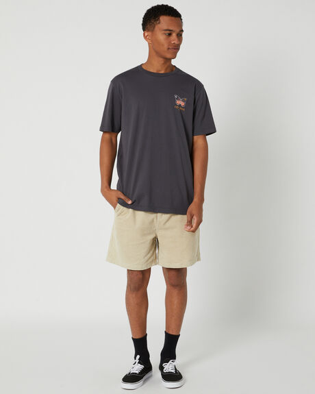OYSTER BLACK MENS CLOTHING NO NEWS GRAPHIC TEES - N5232004OYSBLK