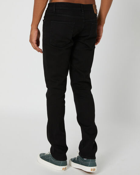 BLACK/BLACK MENS CLOTHING VOLCOM JEANS - A1912302BKB