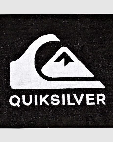 BLACK MENS ACCESSORIES QUIKSILVER TOWELS - AQYAA03187-KVJ0