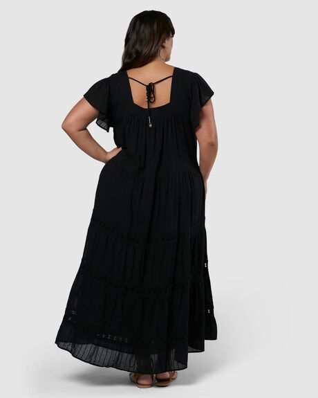BLACK WOMENS CLOTHING THE POETIC GYPSY DRESSES - CPSS24005001-10