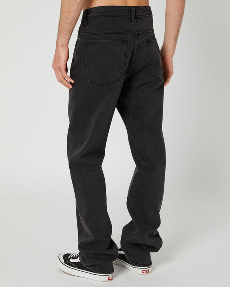 DISTRESSED BLACK MENS CLOTHING ABRAND JEANS - 82057A-6962