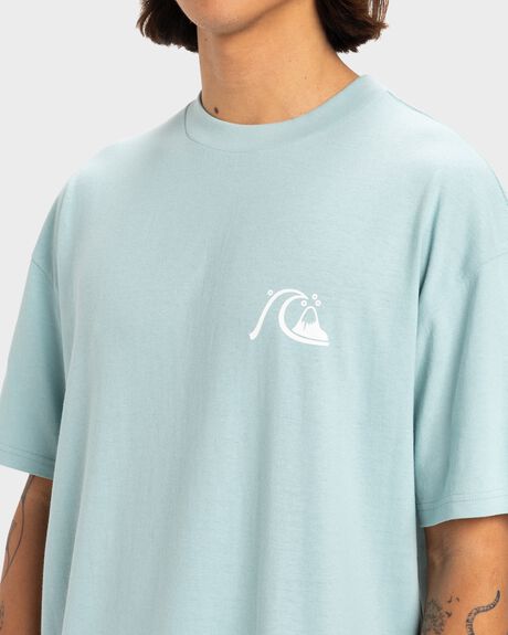 AQUIFER MENS CLOTHING QUIKSILVER T-SHIRTS + SINGLETS - UQYZT05514-BGW0