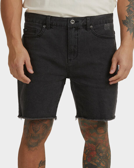 BLACK FADE MENS CLOTHING RVCA SHORTS - UVYWS00105-BCF