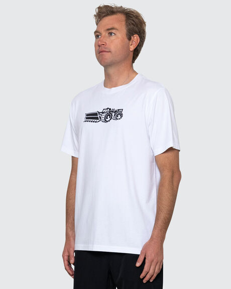 WHITE MENS CLOTHING JS INDUSTRIES GRAPHIC TEES - JSCTRT2