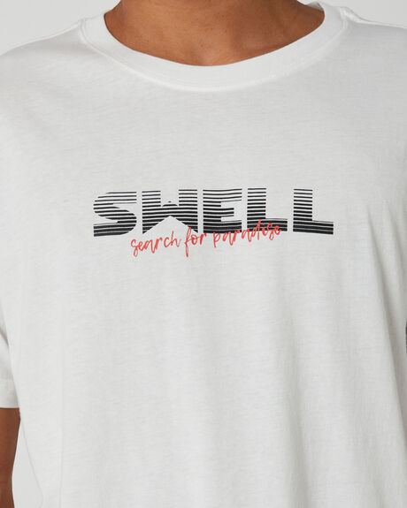 WHITE MENS CLOTHING SWELL T-SHIRTS + SINGLETS - SWMS24175_-WHT