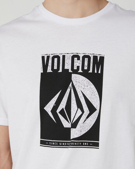 WHITE MENS CLOTHING VOLCOM T-SHIRTS + SINGLETS - A5002309-WHT