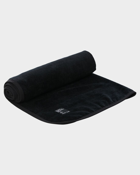 BLACK OUTDOOR BEACH PROJECT BLANK TOWELS - RCBTB