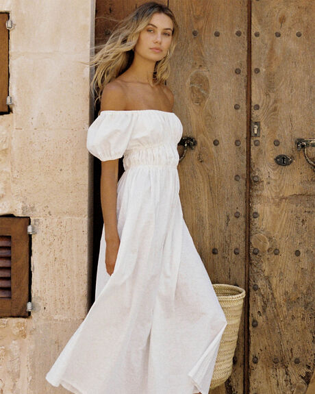 WHITE WOMENS CLOTHING SNDYS DRESSES - SFD801-WHT