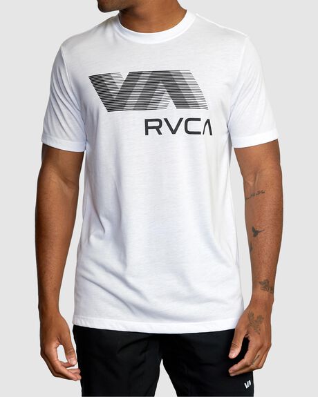 WHITE MENS CLOTHING RVCA GRAPHIC TEES - AVYZT01370-WHT