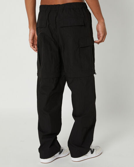 BLACK MENS CLOTHING STUSSY PANTS - ST031603-BLA