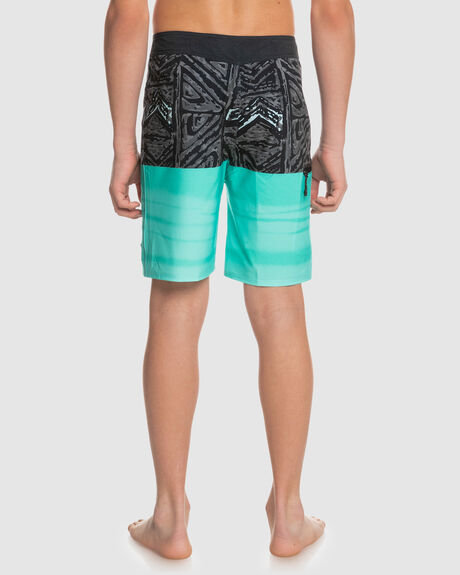 POOL GREEN KIDS BOYS QUIKSILVER BOARDSHORTS - EQBBS03645-GMJ8
