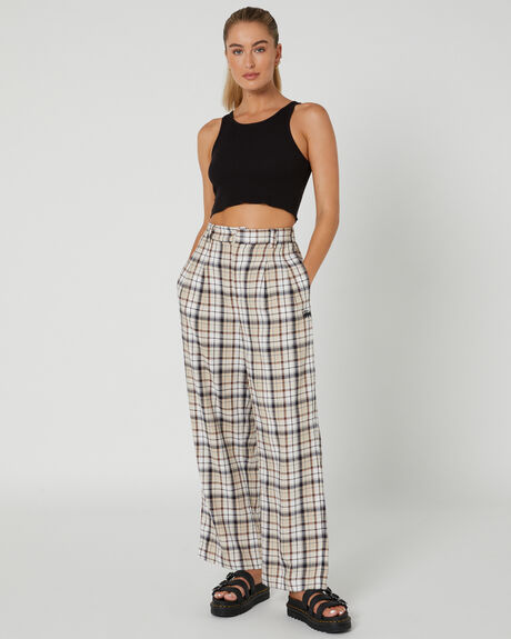 OLIVE WOMENS CLOTHING STUSSY PANTS - ST125609OLV