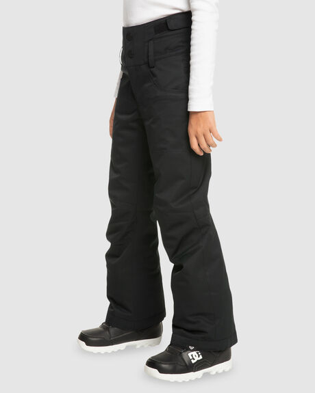 TRUE BLACK SNOW KIDS ROXY SNOW PANTS - ERGTP03045-KVJ0
