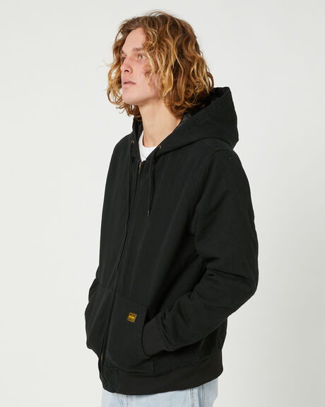 BLACK MENS CLOTHING DEPACTUS JACKETS - D5221381BLK