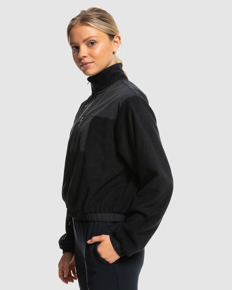 ANTHRACITE WOMENS CLOTHING ROXY JUMPERS - ERJPF03141-KVJ0