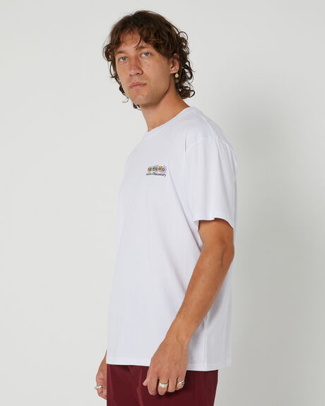 WHITE MENS CLOTHING RIVVIA PROJECTS GRAPHIC TEES - RTE-23106WHT