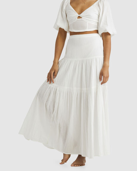 WHITE WOMENS CLOTHING BILLABONG SKIRTS - UBJWK00115-WHT