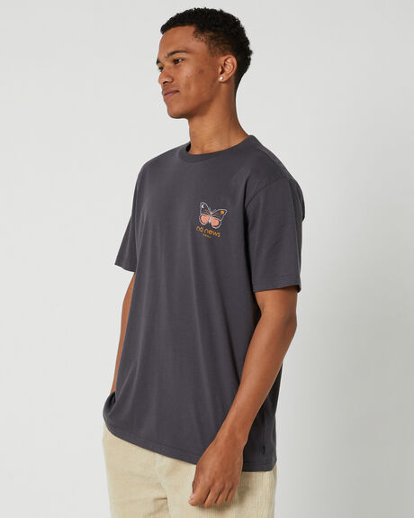 OYSTER BLACK MENS CLOTHING NO NEWS GRAPHIC TEES - N5232004OYSBLK