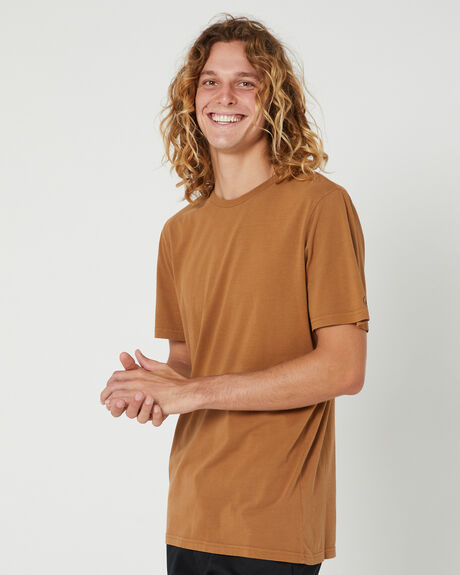 RUBBER MENS CLOTHING VOLCOM BASIC TEES - A4332275RUB
