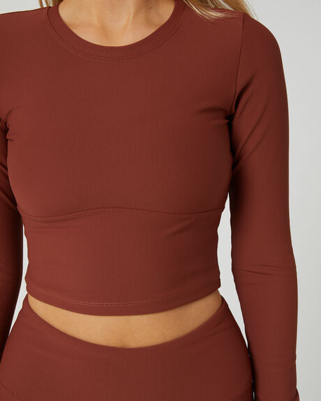 BRANDY WOMENS ACTIVEWEAR SWELL TOPS - S8223524BRDY