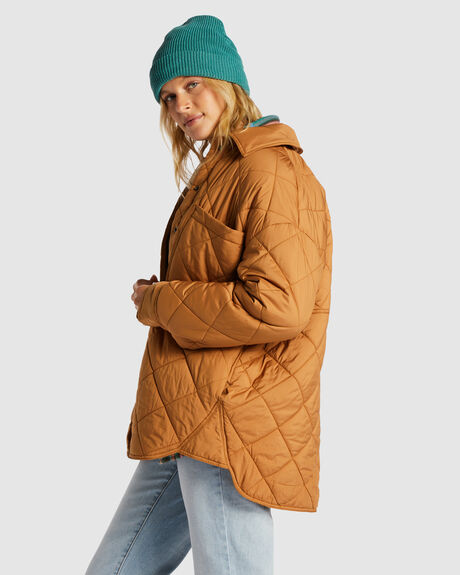 CARAMEL WOMENS CLOTHING BILLABONG JACKETS - ABJJK00187-CML