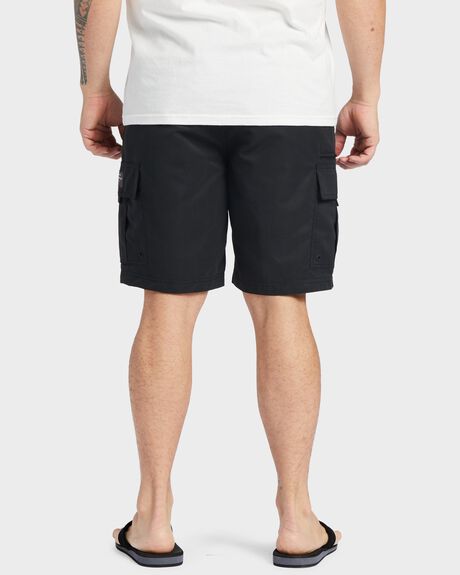 BLACK MENS CLOTHING QUIKSILVER SHORTS - AQMWS03115-KVJ0