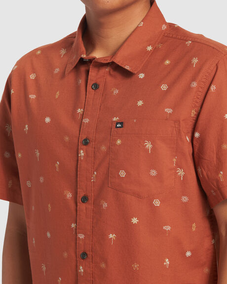 BAKED CLAY HEAT WAVE MENS CLOTHING QUIKSILVER SHIRTS - AQYWT03299-CNS9