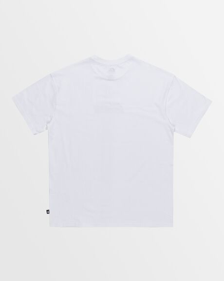 WHITE MENS CLOTHING QUIKSILVER T-SHIRTS + SINGLETS - UQYZT05465-WBB0